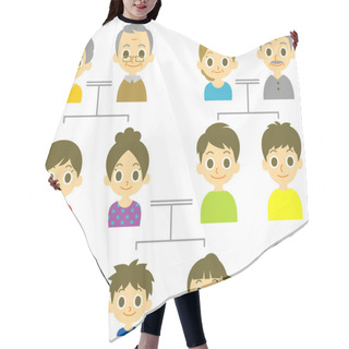 Personality  Family Tree Hair Cutting Cape