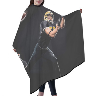 Personality  Football Player Catching Ball Hair Cutting Cape