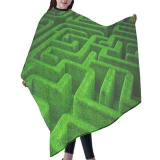 Personality  Green Maze Hair Cutting Cape