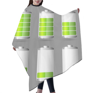 Personality  Battery Icon Hair Cutting Cape