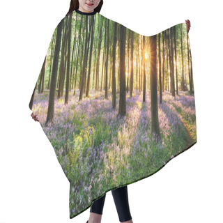 Personality  Path Through Bluebell Woods Hair Cutting Cape