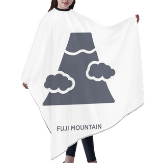 Personality  Fuji Mountain Icon On White Background. Simple Element Illustrat Hair Cutting Cape