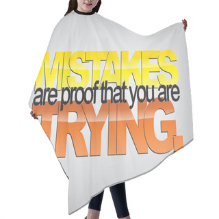 Personality  Motivational Background Hair Cutting Cape