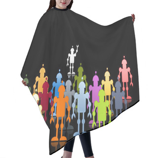 Personality  Robots Hair Cutting Cape