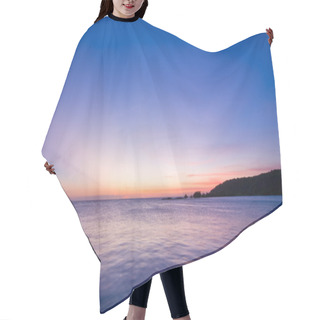 Personality  Sea Sunset Pastel Hair Cutting Cape