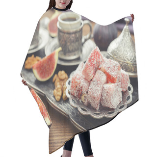 Personality  Turkish Delight With Coffee Hair Cutting Cape