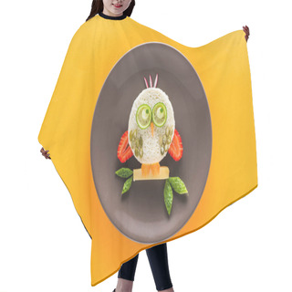 Personality  Funny Breakfast For Child Hair Cutting Cape