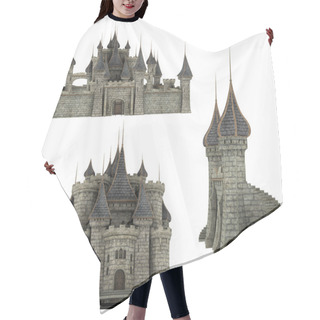 Personality  3d Fantasy Medieval Castle Parts And Poses Hair Cutting Cape