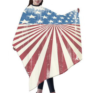 Personality  American Cool Poster Hair Cutting Cape