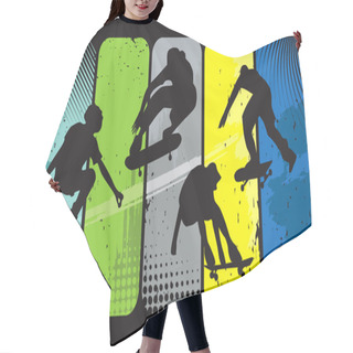 Personality  Skaters Hair Cutting Cape