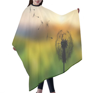 Personality  Flying Seeds Of Dandelion, Spring Flower  Hair Cutting Cape