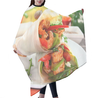 Personality  Asian Wrap Hair Cutting Cape