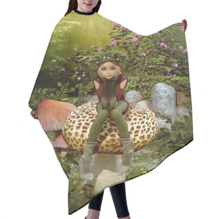Personality  Have A Rest, 3d CG Hair Cutting Cape