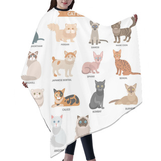 Personality  Cat Breed Set Hair Cutting Cape