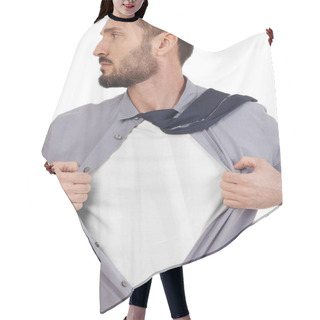 Personality  Superman Concept Isolated Hair Cutting Cape