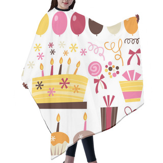 Personality  Retro Surprise Birthday Elements Hair Cutting Cape