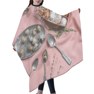 Personality  Eggs And Old Cutlery  Hair Cutting Cape