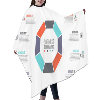 Personality  Business Data Visualization. Hair Cutting Cape