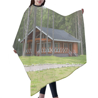 Personality  Wooden Houses Cottages In The Woods Hair Cutting Cape
