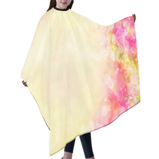 Personality  Floral Background Hair Cutting Cape