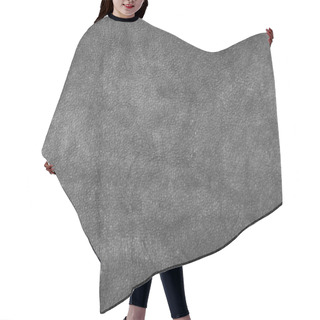 Personality  Leather Texture Grey Hair Cutting Cape
