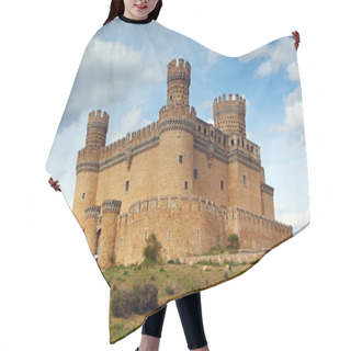 Personality  Manzanares El Real Castle (Spain), Build In The 15th. Century Hair Cutting Cape
