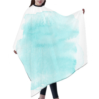 Personality  Abstract Light Blue Watercolor Background Hair Cutting Cape
