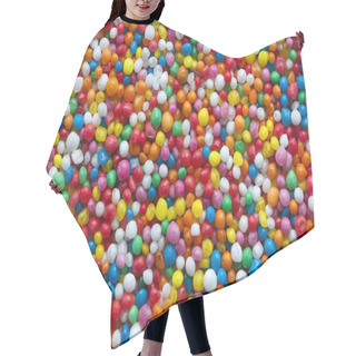 Personality  Candy Sprinkles Background Hair Cutting Cape