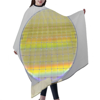 Personality  Silicon Wafers And Microcircuits - A Wafer Is A Thin Slice Of Semiconductor Material, Such As A Crystalline Silicon, Used In Electronics For The Fabrication Of Integrated Circuits. Hair Cutting Cape
