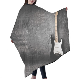 Personality  Electric Guitar And The Wall Hair Cutting Cape