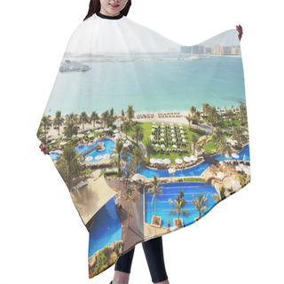 Personality  Beach With A View On Jumeirah Palm Man-made Island, Dubai, UAE Hair Cutting Cape