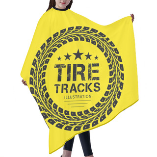 Personality  Tire Tracks Hair Cutting Cape