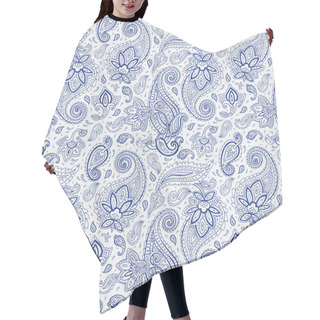 Personality  Seamless Paisley Background. Hair Cutting Cape