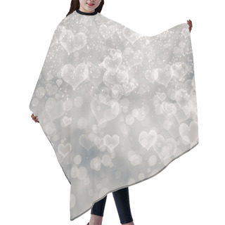 Personality  Abstract Heart From Bokeh Background Hair Cutting Cape