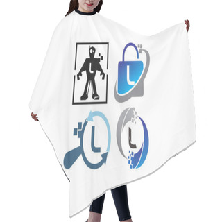 Personality  Technology Application L Template Set Hair Cutting Cape
