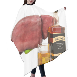 Personality  Alcohol-related Liver Disease, Human Liver With Alcohol Drink Hair Cutting Cape