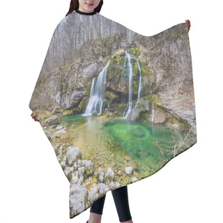 Personality  Waterfall Virje (Slap Virje), Triglavski National Park, Slovenia Hair Cutting Cape