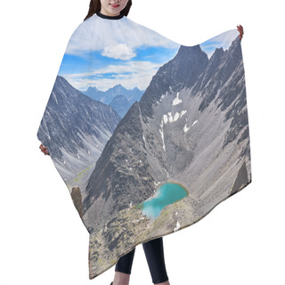 Personality  Mountain Lake In An Open Circus  Hair Cutting Cape