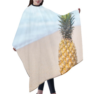 Personality  Pineapple On The Beach Hair Cutting Cape