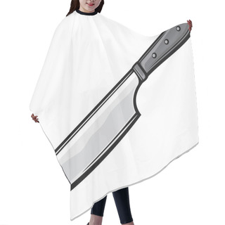 Personality  Kitchen Knife (steel Kitchen Chef's Knife, Metal Knife) Hair Cutting Cape