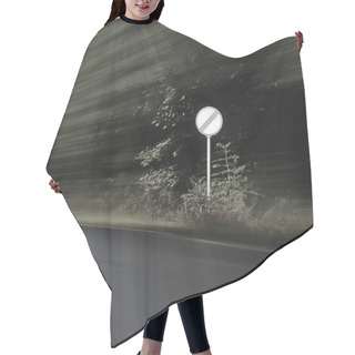 Personality  Traffic Sign - No Limits Hair Cutting Cape