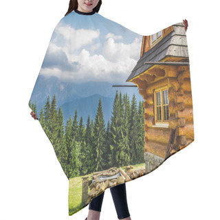 Personality  Rural Cottage In The Mountains Hair Cutting Cape