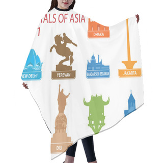 Personality  Capitals Of Asia Hair Cutting Cape