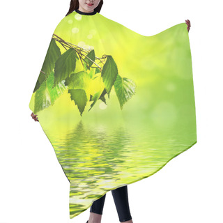 Personality  Young Birch Branches Hair Cutting Cape