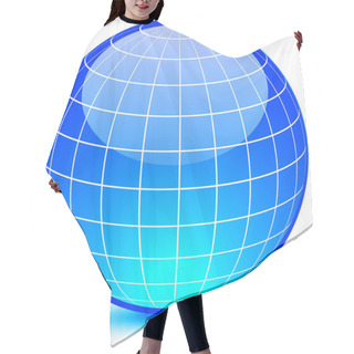 Personality  Abstract Globe. Hair Cutting Cape