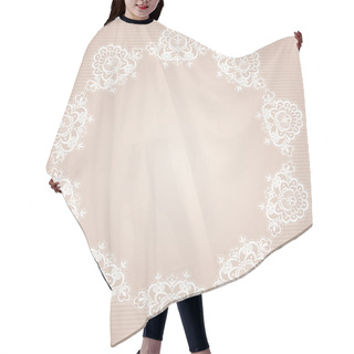 Personality  Round Doily Hair Cutting Cape