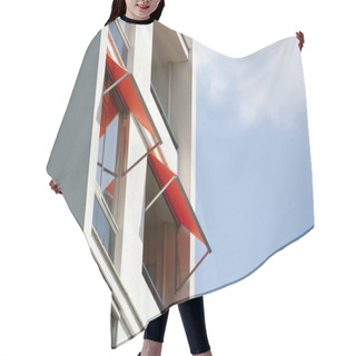 Personality  Orange Awnings Hair Cutting Cape