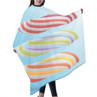 Personality  Sweet Vector Candies Illustration Hair Cutting Cape