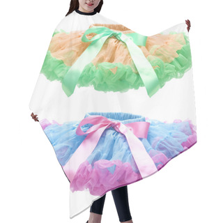 Personality  Pettiskirt Or Tutu Isolated On White Hair Cutting Cape