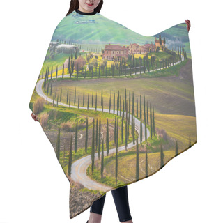 Personality  Sunny Fields In Tuscany, Italy Hair Cutting Cape